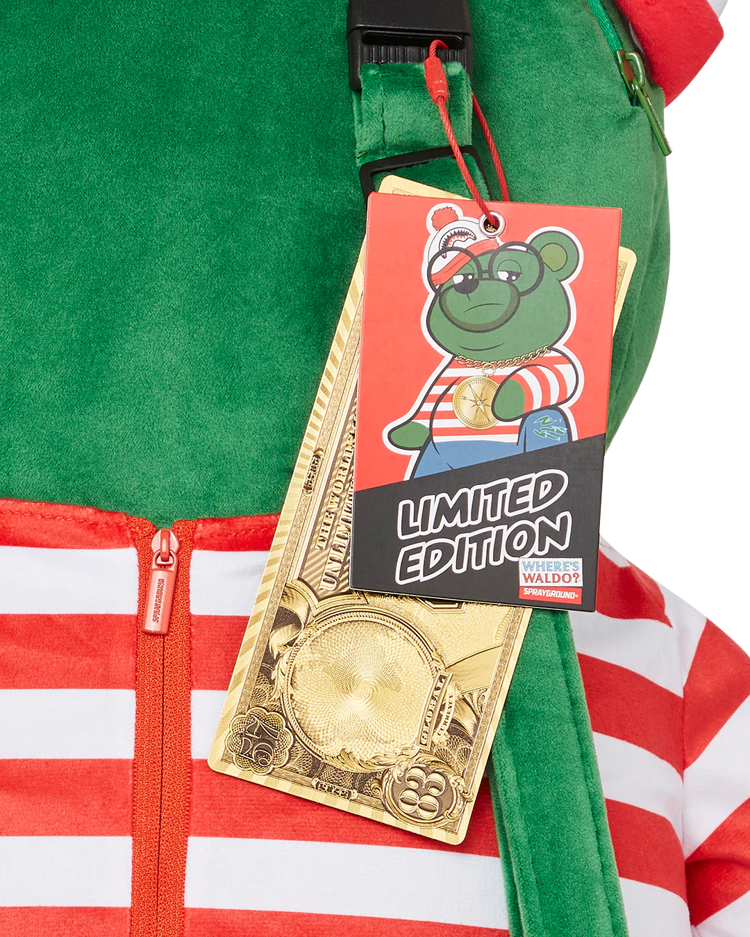 WHERES WALDO MONEYBEAR TEDDYBEAR BACKPACK - Image 10