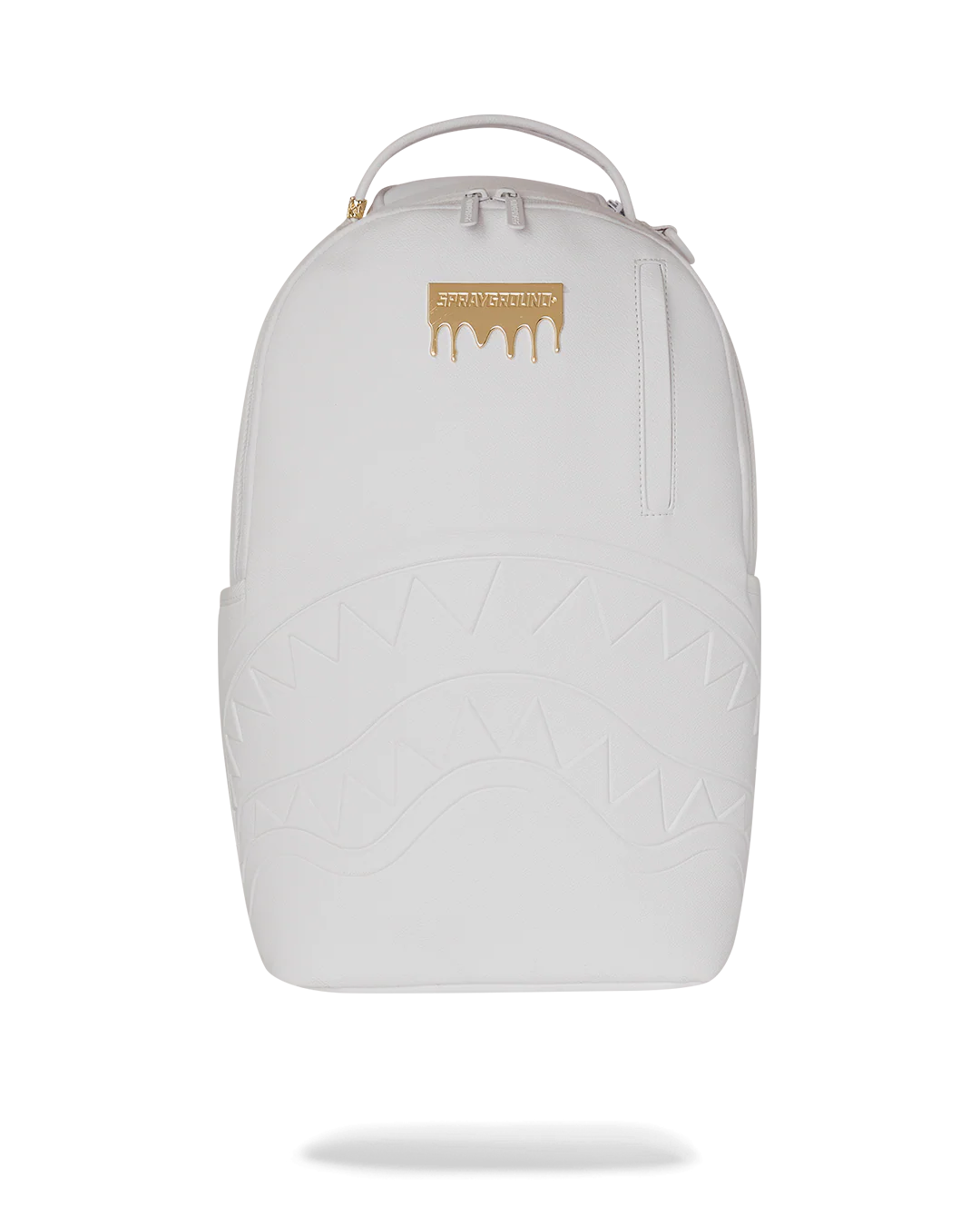 GOLD BRICK LUXE WHITE BACKPACK