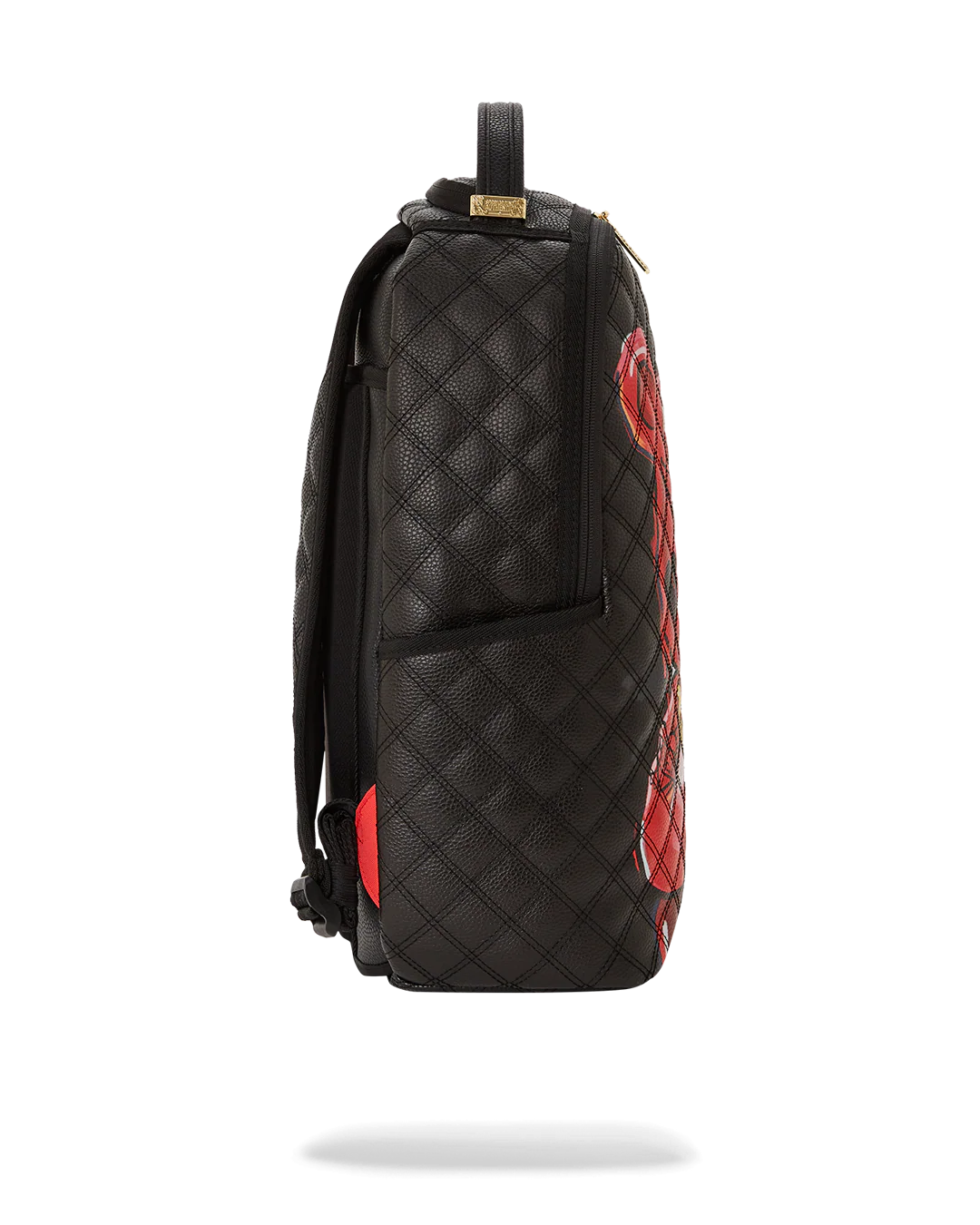 QUILT HAND PAINTED DIABLO BEAR BACKPACK (DLXV) - Image 8