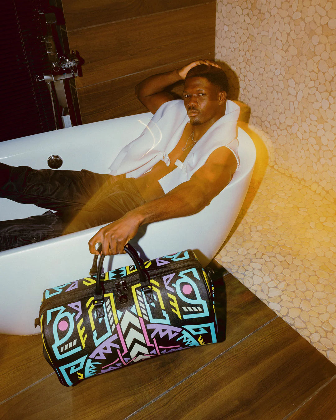 A.I. PATH TO THE FUTURE III DUFFLE - SANDFLOWER COLLAB (GLOW IN THE DARK) - Image 21