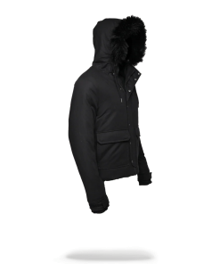 Alternative view of SOLID BLACK CHOPPER JACKET