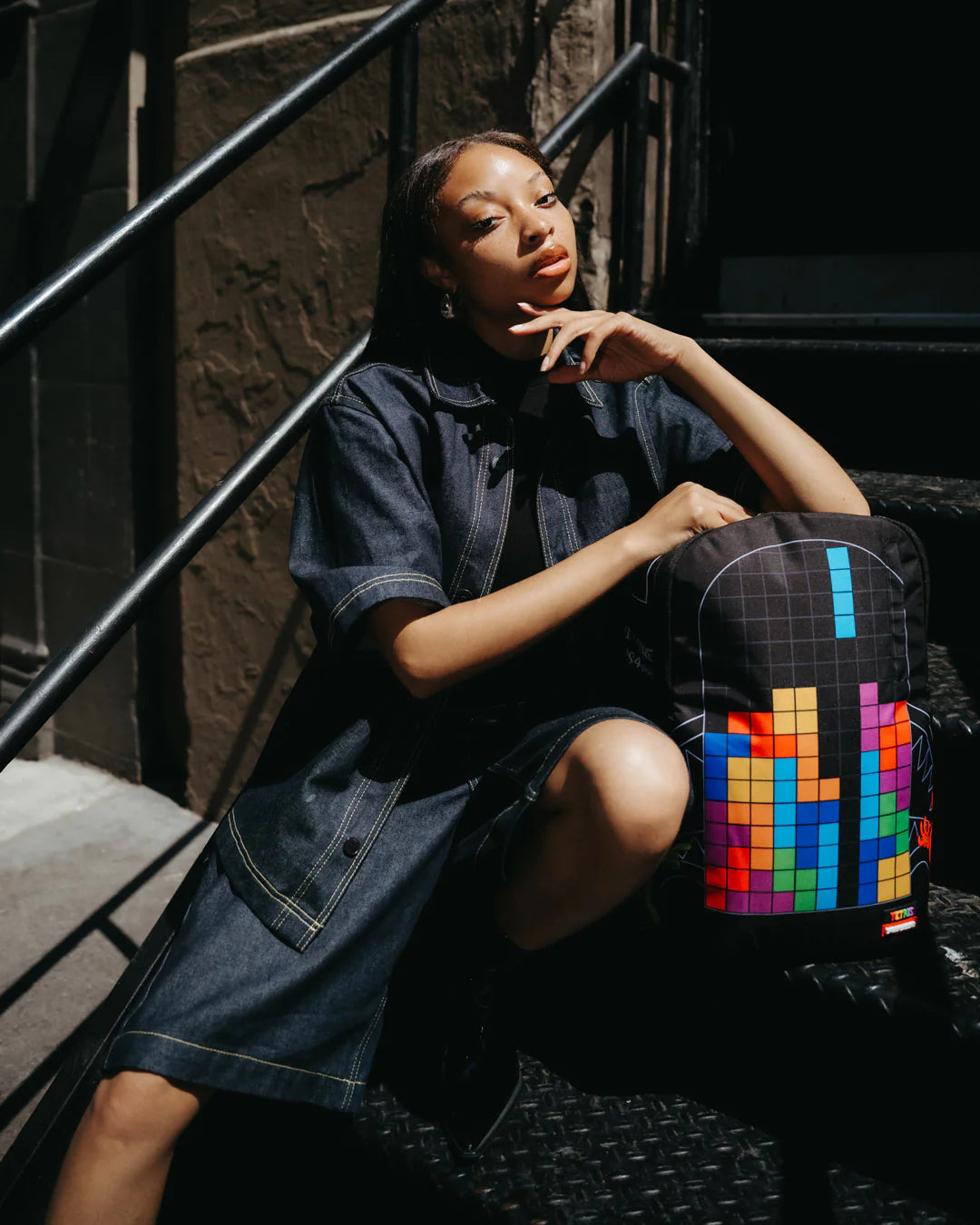 TETRIS WITH DIABLO AND MONEY BEAR BACKPACK - Image 5