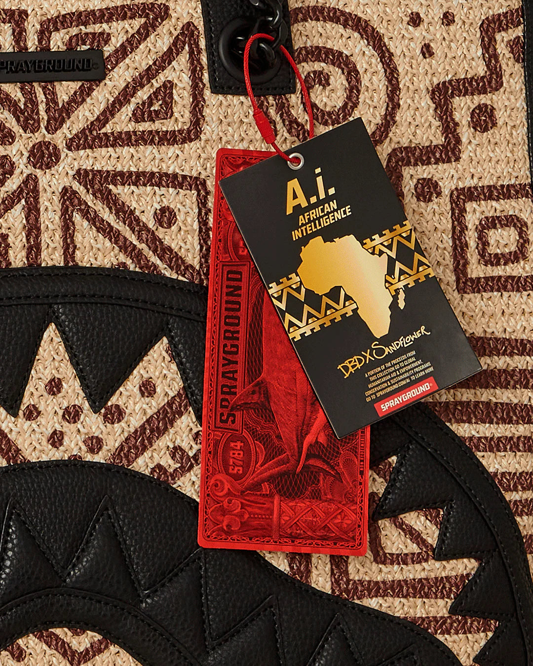A.I. PALM MIRAGE SHARK LUXE BEACH TOTE - Image 11