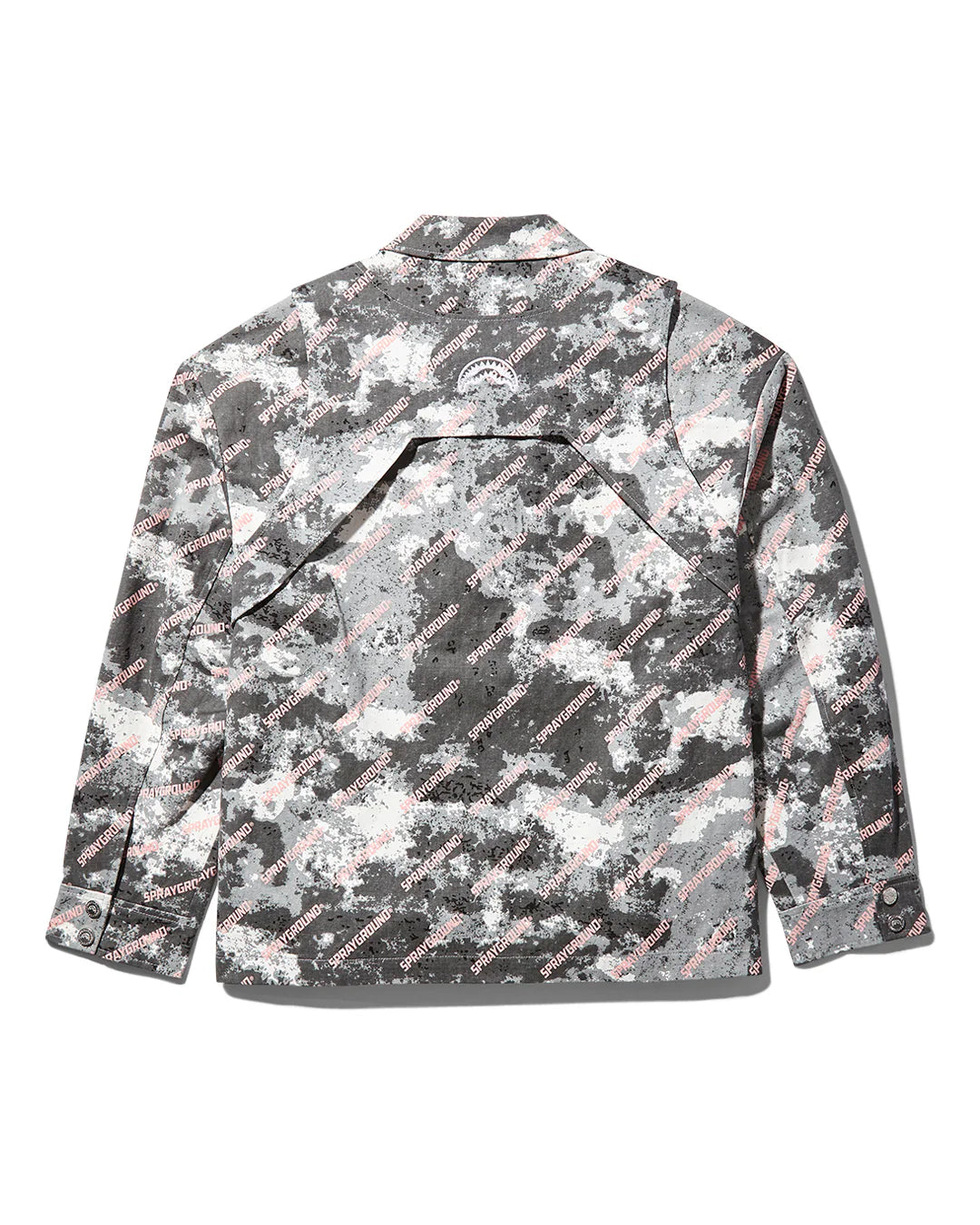 DOUBLE YOKE SNAP FRONT JACKET (GREY) - Image 2