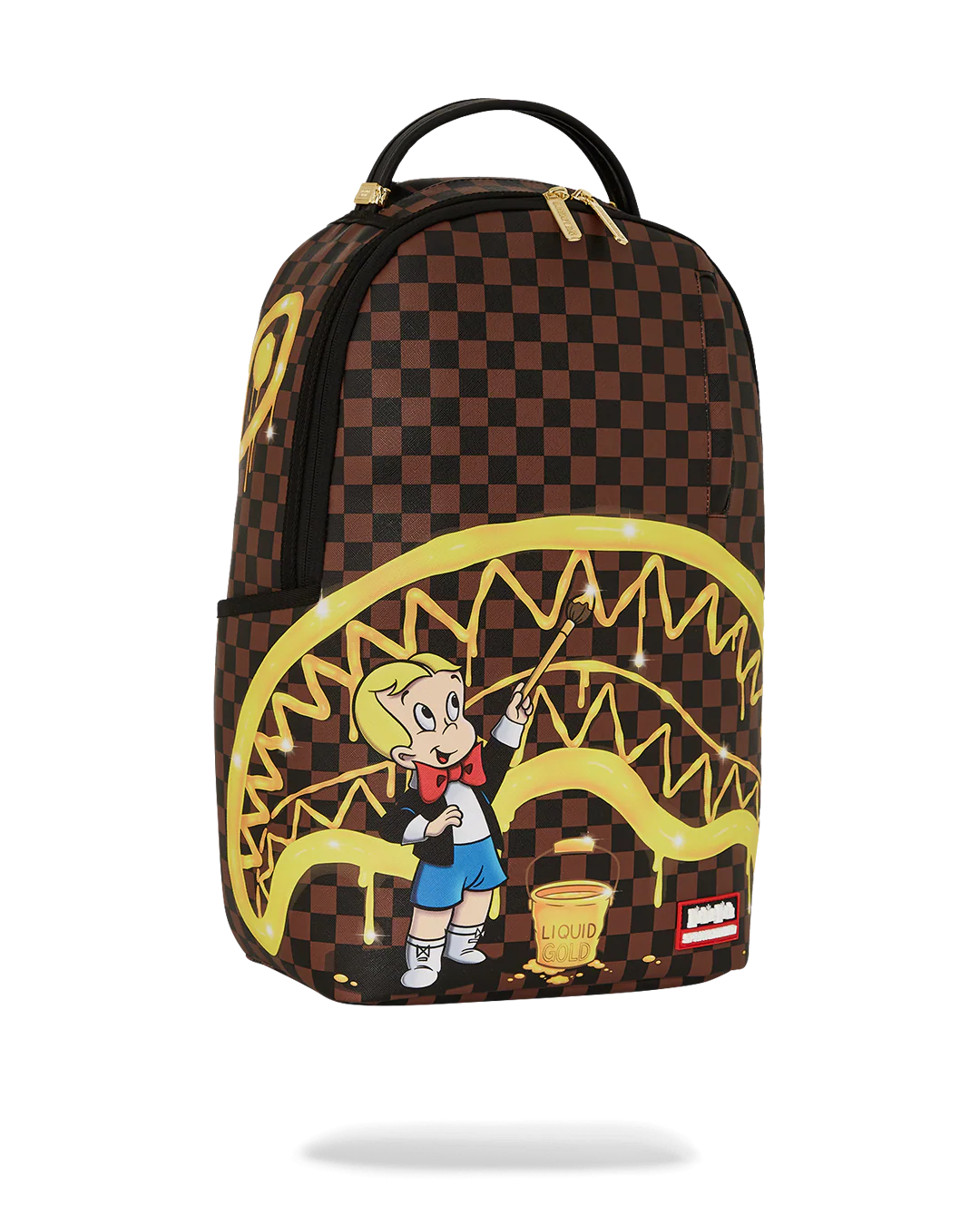 RICHIE RICH PAINT THE SHARK GOLD BACKPACK - Image 3