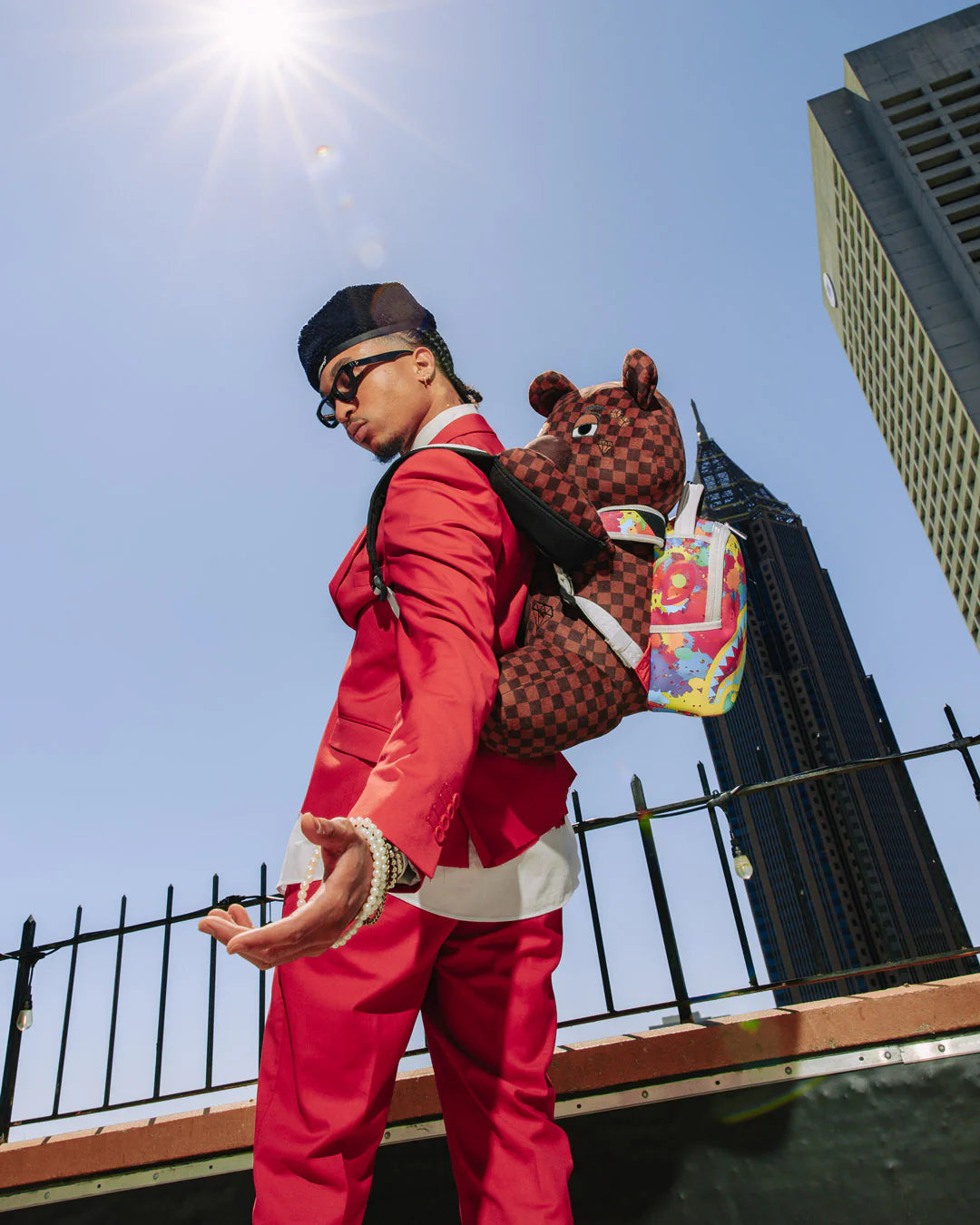 BEAR WEARING BACKPACK AS A BACKPACK - Image 2