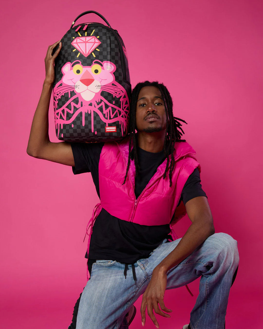 PINK PANTHER DIAMOND SHARK BACKPACK - Image 4