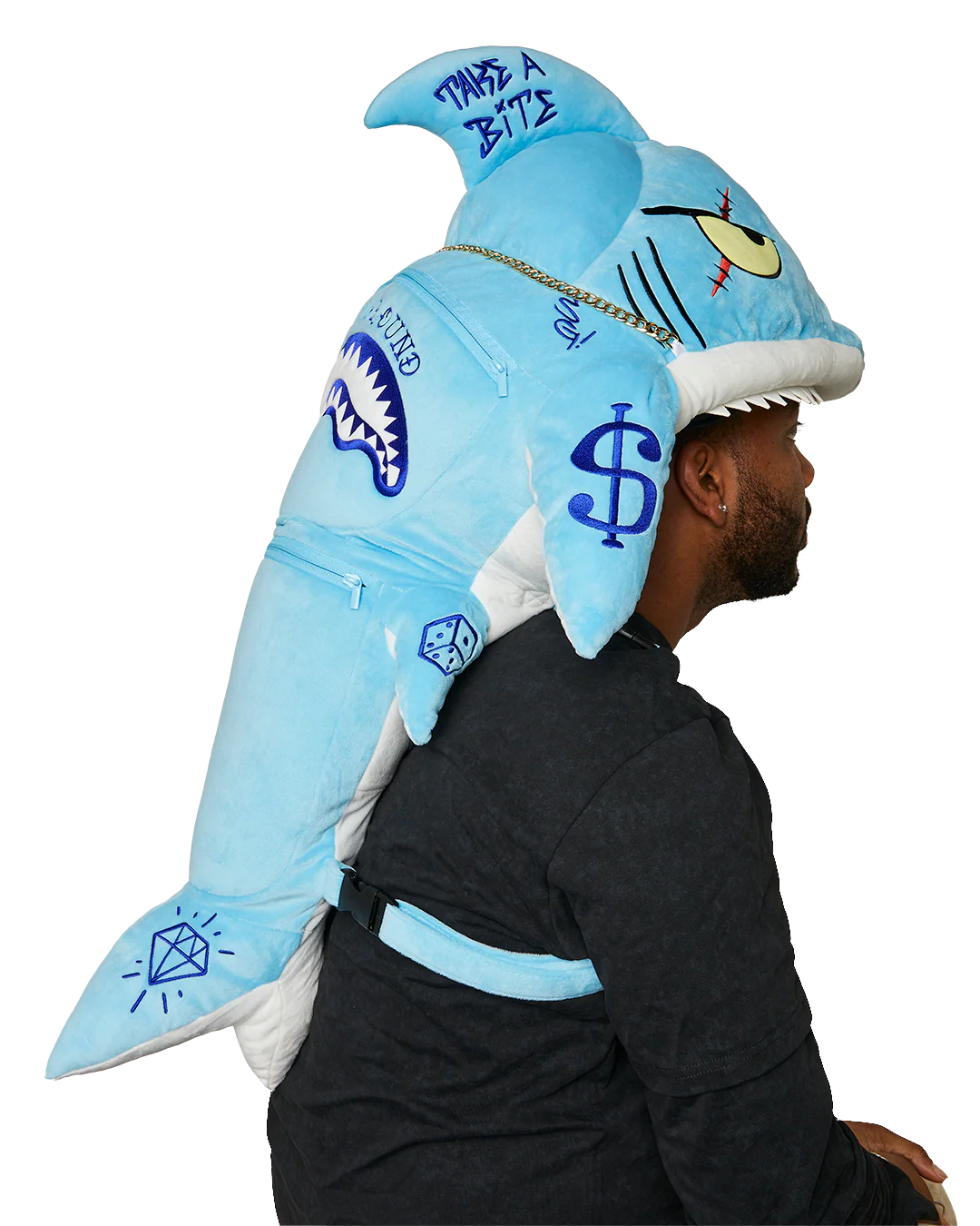 STUFFED SAVAGE HOODY BACKPACK SHARK - Image 15