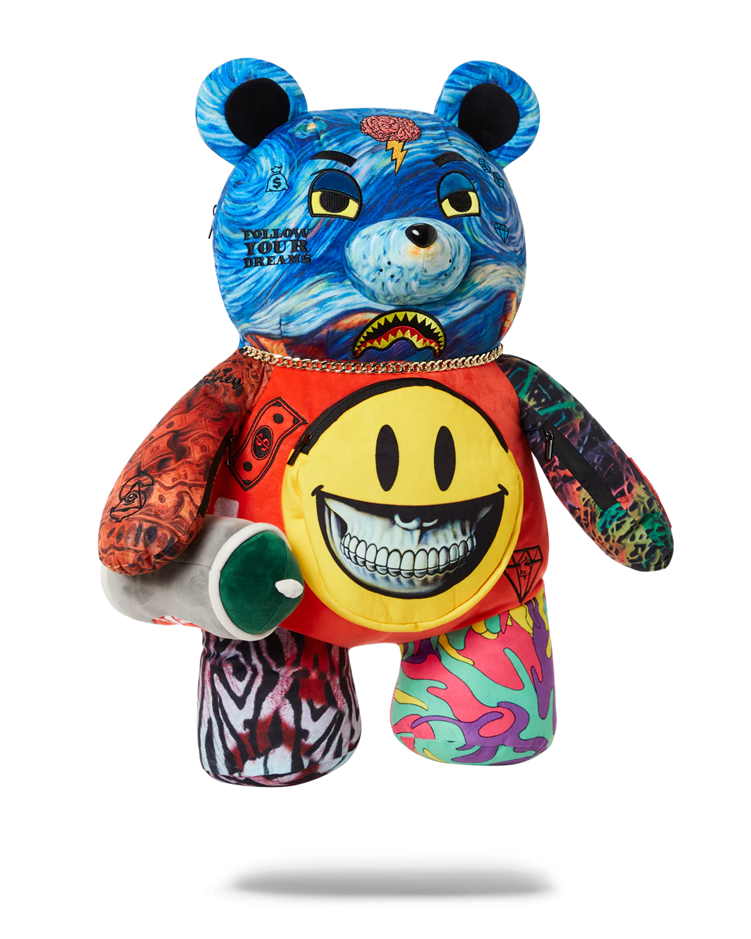 VILLAIN MONEY BEAR TEDDYBEAR RON ENGLISH EDITION BACKPACK - Image 3