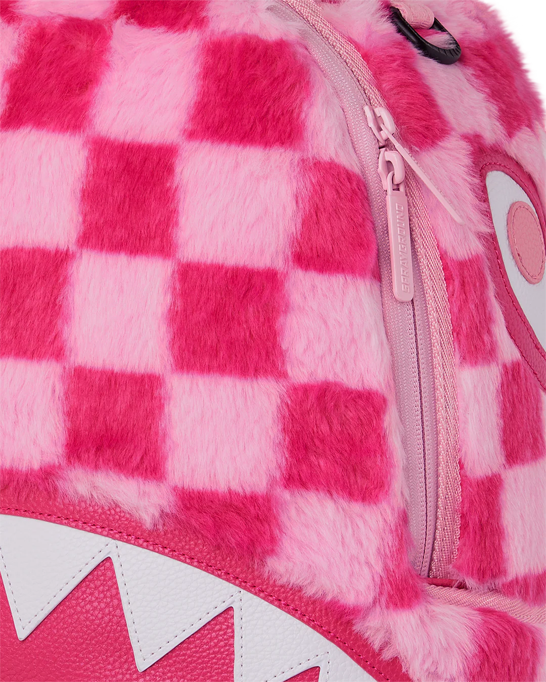 FURZILLA SHARK (PINK CHECK) BACKPACK - Image 11