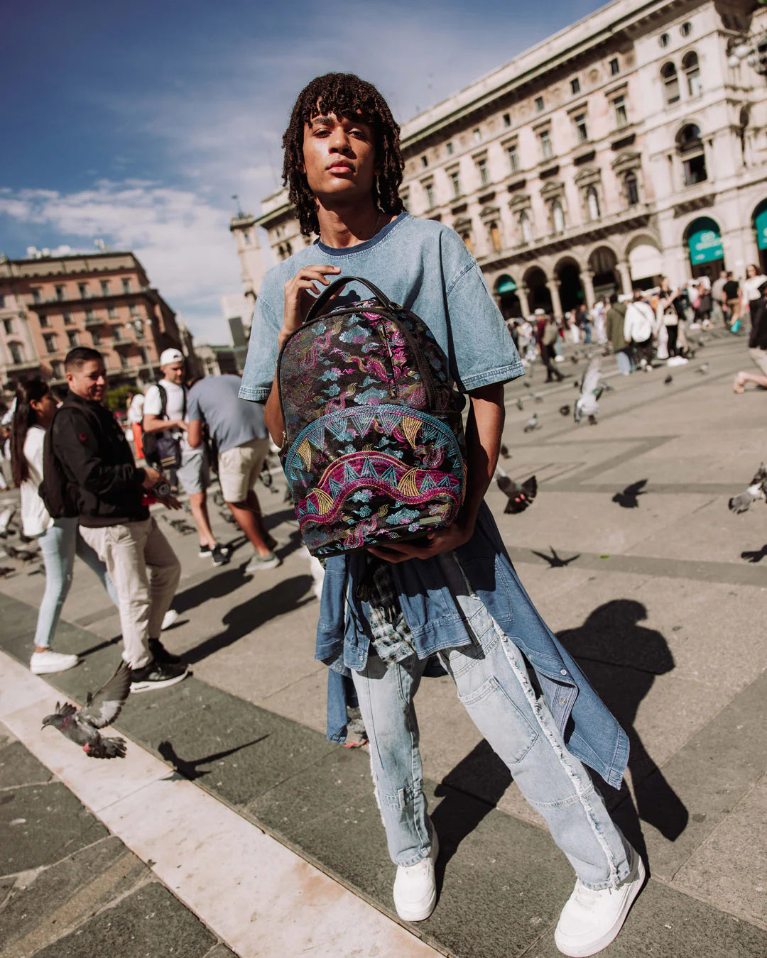 EMBROIDERED DRAGONS DLX BACKPACK - Image 5