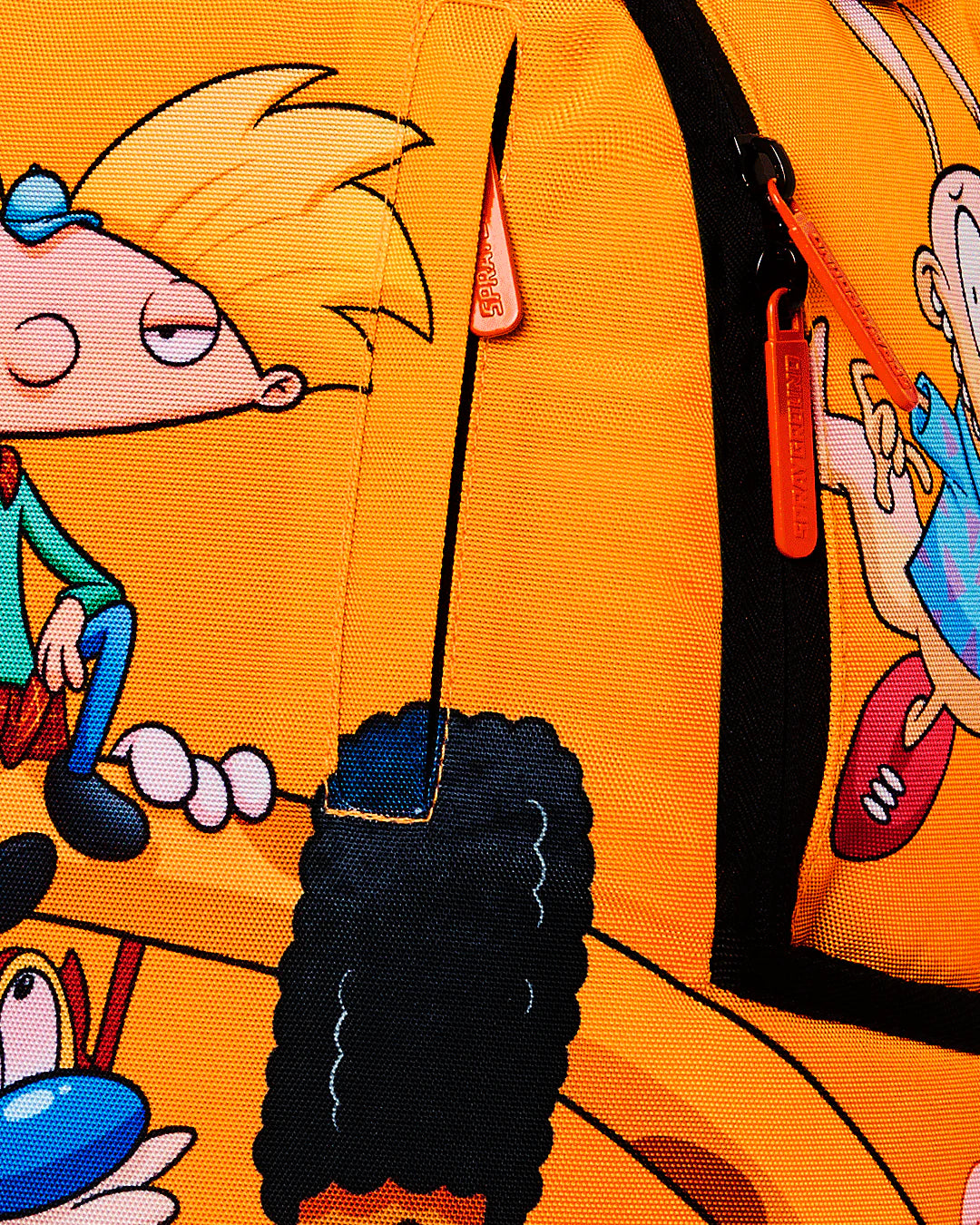 90s NICK CAT DOG SHARK MOUTH DLXSR BACKPACK - Image 5