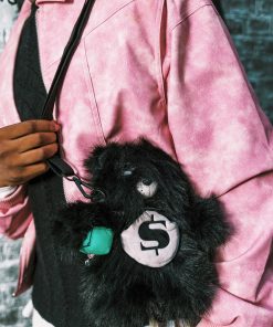 Alternative view of FURZILLA SHARK (NIGHT) BEAR CUB CROSSBODY