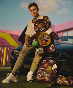 Alternative view of GLOBAL MOGUL MONEYBEAR TEDDYBEAR BACKPACK