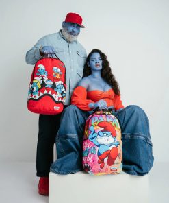 Alternative view of SMURFS SHARK BOUNCE BACKPACK