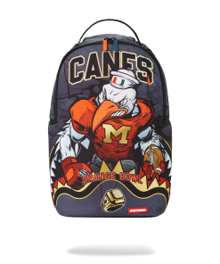 CANES MUSCLE UNIVERSITY OF MIAMI BACKPACK (WITH WARREN SAPP)