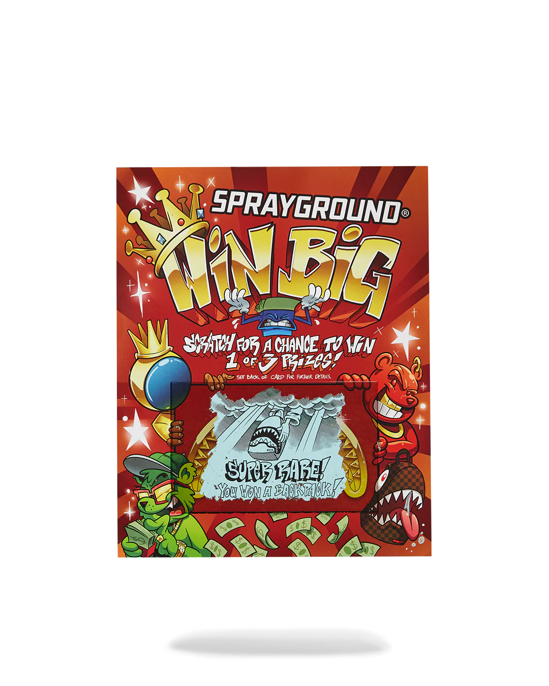SPRAYGROUND SCRATCH OFF PLAYING CARD - WIN A BACKPACK, MONEYBEAR OR LUGGAGE! - Image 7