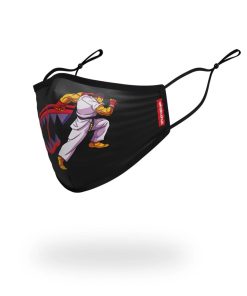 Alternative view of ADULT STREET FIGHTER RYU SHARK FORM FITTING FACE-COVERING