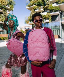 Alternative view of SORBET STUNNA BEAR STUD BACKPACK