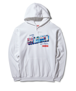 MIAMI VICE HOODY (WHITE)