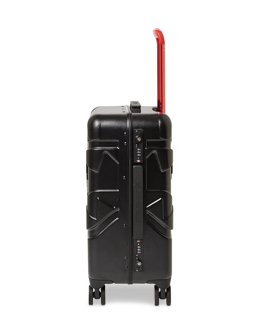 MOLDED SHARKITECTURE BLACK HARDSHELL CARRY-ON LUGGAGE - Image 5