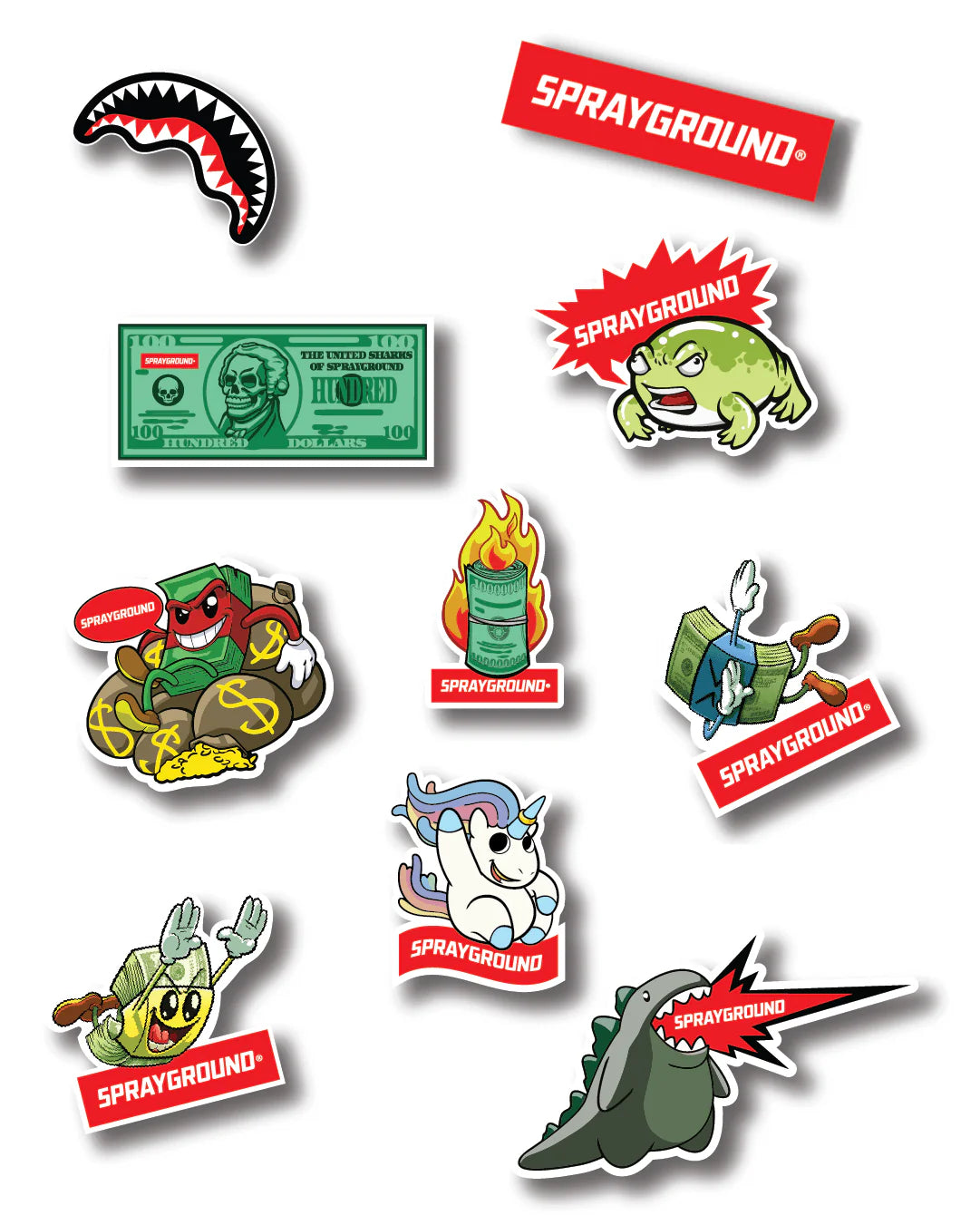 SPRAYGROUND STICKER 10 PACK - Image 2