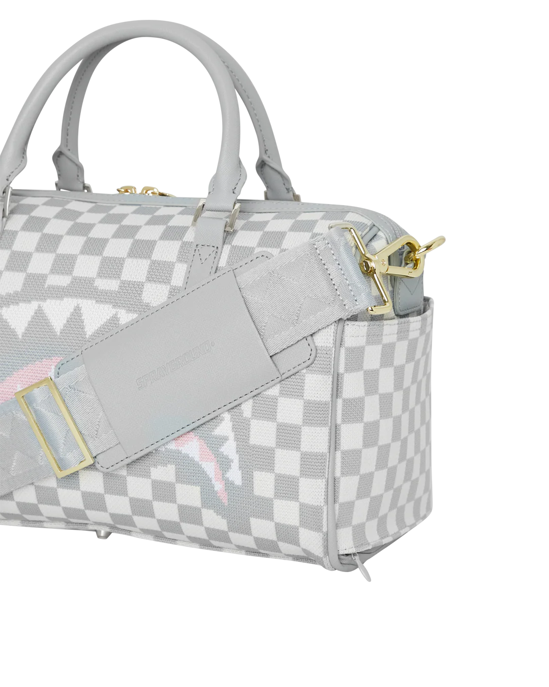 KNIT SHARKS IN PARIS IN CREAM MINI DUFFLE - Image 9