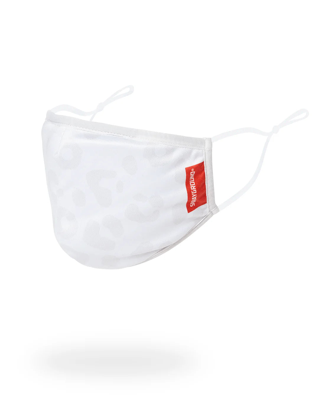 SNOW LEOPARD POLYESTER FACE MASK - Image 2