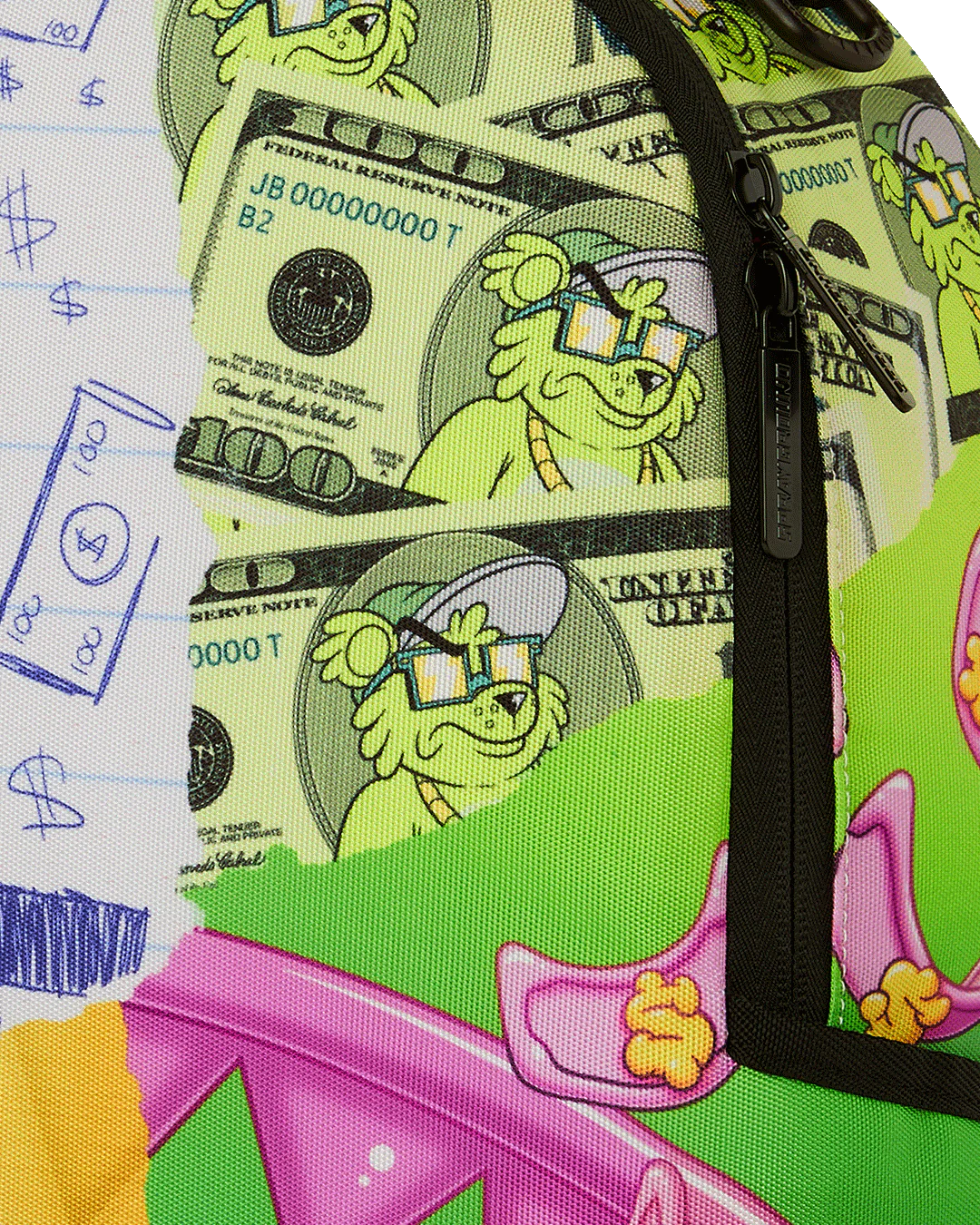 MEAN MONEY COLLAGE BACKPACK - Image 8