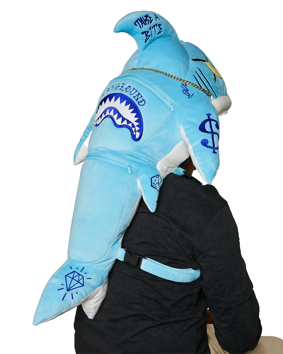 STUFFED SAVAGE HOODY BACKPACK SHARK - Image 14