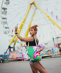Alternative view of DREAMY TECHNICOLOR TOTE