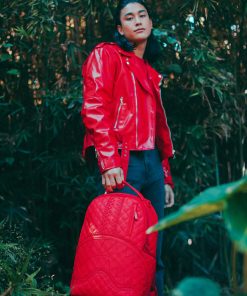 Alternative view of RED RIVIERA BACKPACK (DLXV)