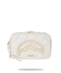 RIVIERA LE BLANC GOLD CHAIN SHARK TOILETRY BAG