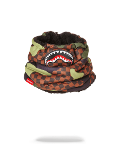 CHECKER CAMO NECK WARMER