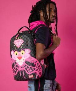 Alternative view of PINK PANTHER DIAMOND SHARK BACKPACK