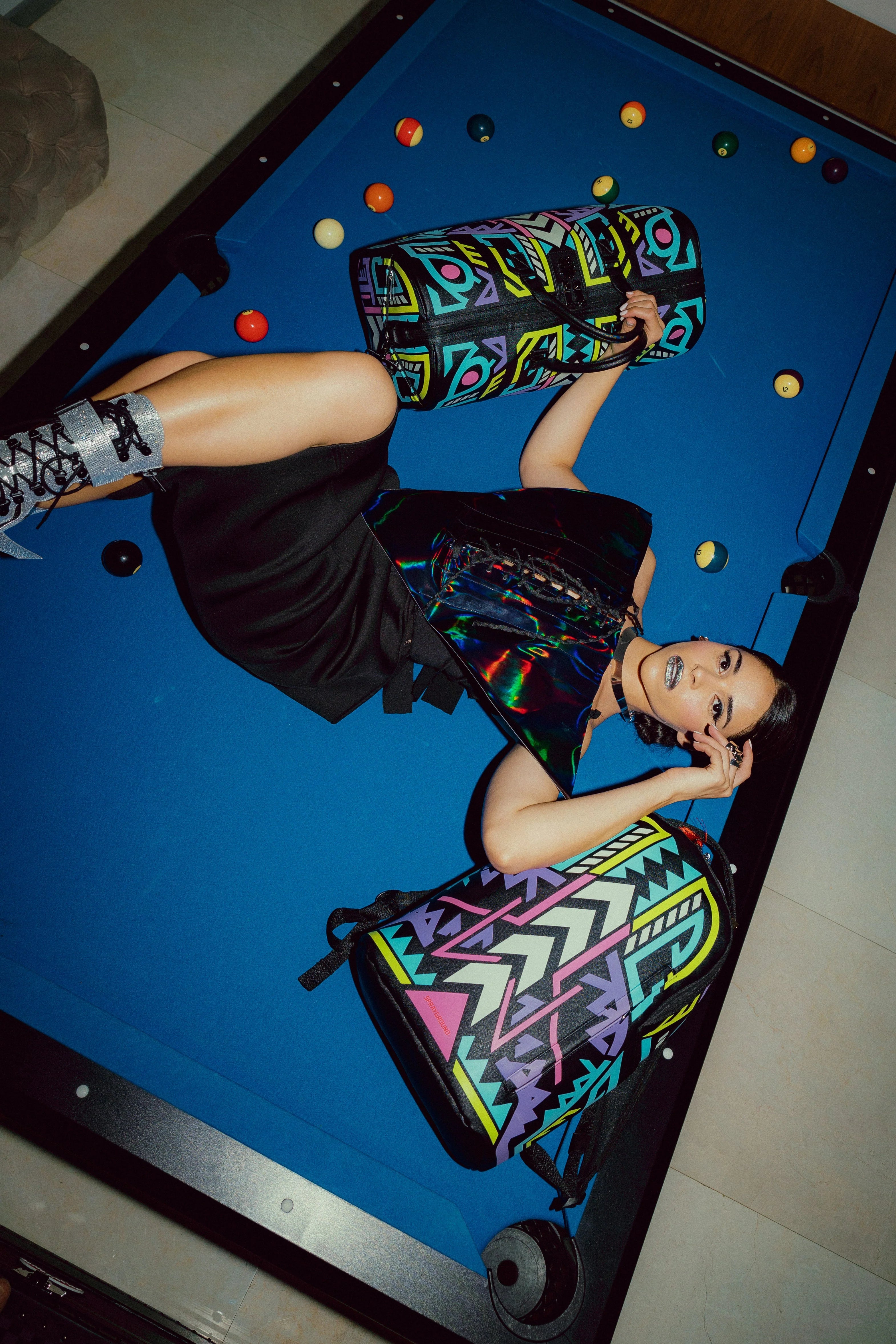 A.I. PATH TO THE FUTURE III DUFFLE - SANDFLOWER COLLAB (GLOW IN THE DARK) - Image 26