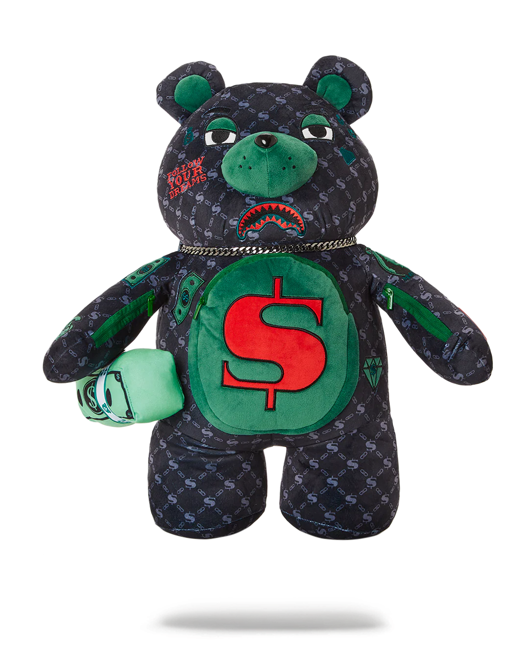 DINERO MONEYBEAR TEDDYBEAR BACKPACK