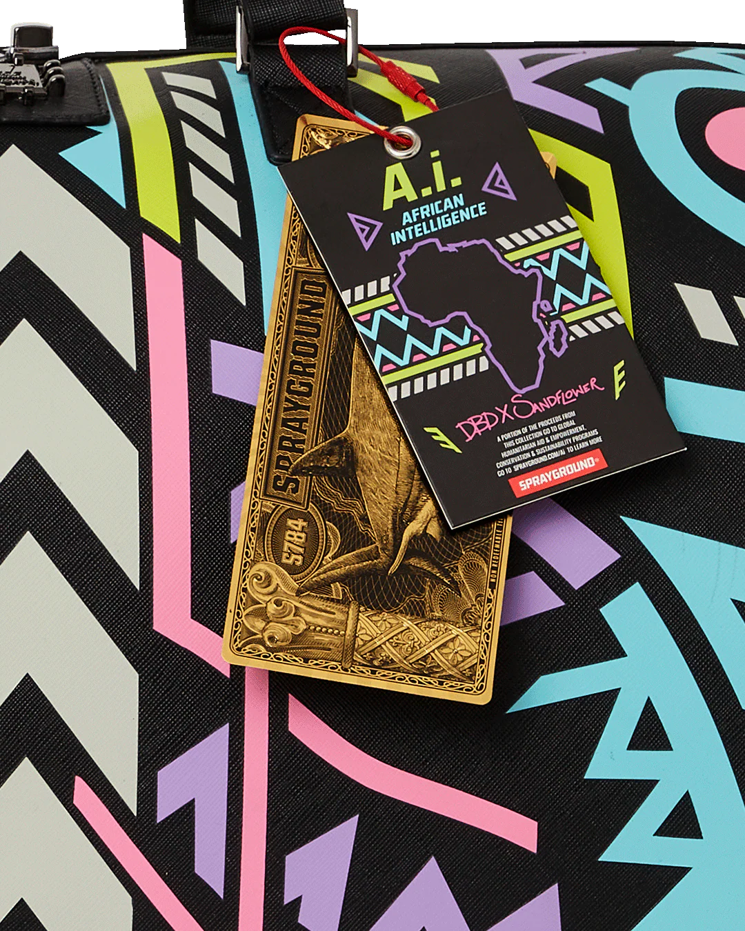 A.I. PATH TO THE FUTURE III DUFFLE - SANDFLOWER COLLAB (GLOW IN THE DARK) - Image 30