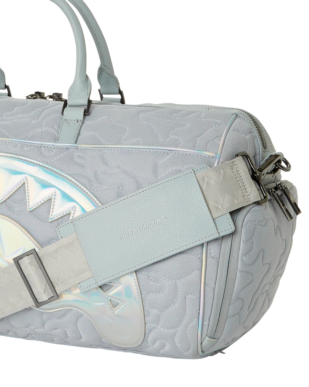 MIRASHAKU IRIDESCENT QUILT DUFFLE - Image 16