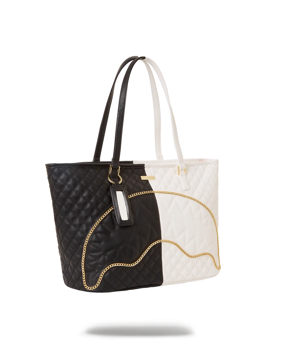 LEVELED UP SPLIT QUILT SHARK TOTE - Image 3