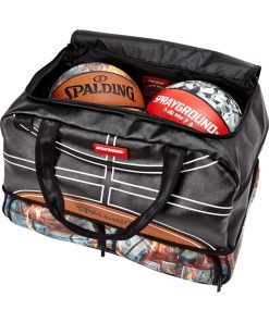 Alternative view of SPALDING X SPRAYGROUND FIRE MONEY SNEAKER DUFFEL