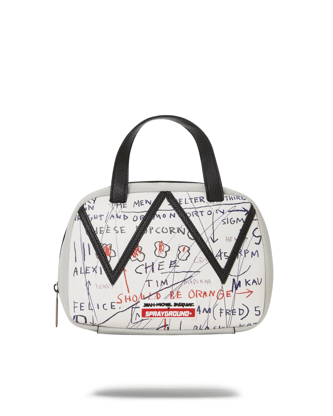 OFFICIAL BASQUIAT UNTITLED (CHEESE POPCORN) 1983 HANDBAG
