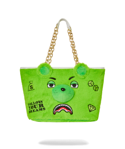 PLUSH MONEYBEAR TOTE (GREEN)