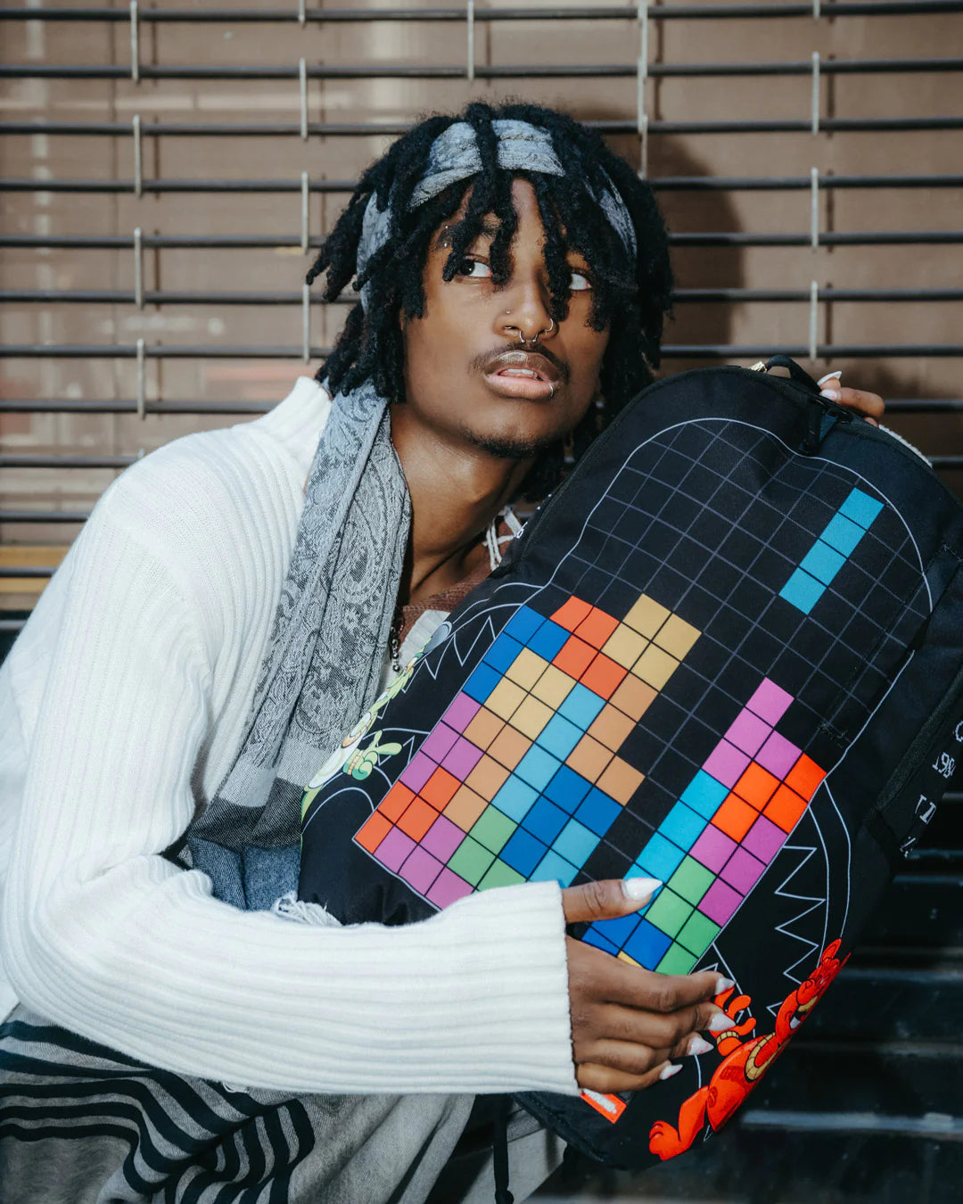 TETRIS WITH DIABLO AND MONEY BEAR BACKPACK - Image 13