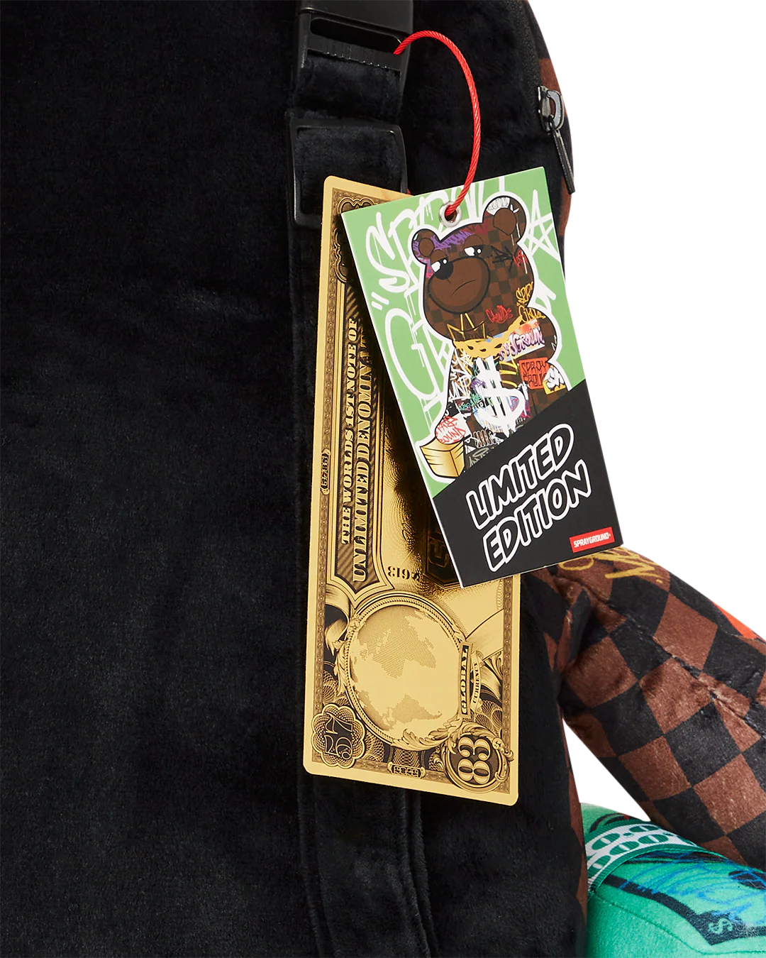 SHARKS IN PARIS THE RIZZ MONEYBEAR TEDDYBEAR BACKPACK - Image 13