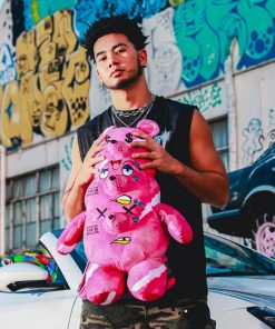Alternative view of THE 3 HEADED BEAR PLUSH TEDDYBEAR BACKPACK