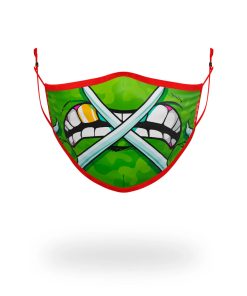 ADULT TMNT: RAPHAEL SHARK FORM FITTING FACE-COVERING