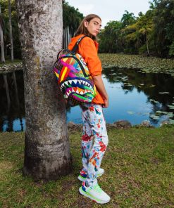 Alternative view of SHARKS IN PARIS CITY STREAKS BACKPACK (DLXV)
