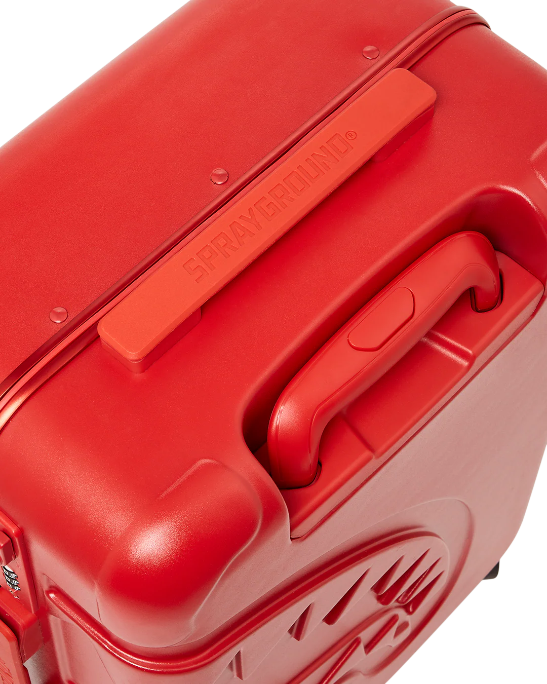MOLDED SHARKITECTURE RED HARDSHELL CARRY-ON LUGGAGE - Image 11