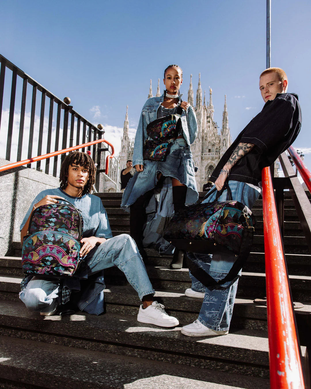 EMBROIDERED DRAGONS DUFFLE - Image 13